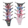 Wholesale sexy English "LOVE" printed seamless adhesive pure cotton crotch triangle pants Item Picture